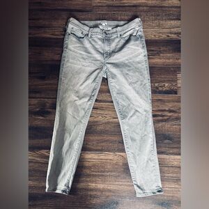 J Crew size 31 gray Skinny Jeans, like new